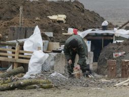 Los separatistas han acusado en varias ocasiones a los servicios especiales ucranianos de orquestar explosiones contra la población. EFE / S. Vaganov