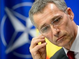 Jens Stoltenberg considera quee sería positivo crear un Ejército de la UE, pero sin duplicar esfuerzo con la alianza atlántica. AFP / D. Pozo