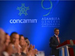 El Mandatario de la República acude a la Asamblea 97 de la Confederación de Cámaras Industriales. TWITTER / @PresidenciaMX