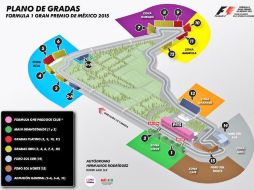 Al medio día los lugares de Foro Sol Sur y Foro Sol Norte también se terminaron. TWITTER / @GPMexico2015