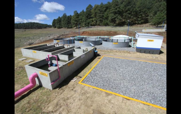 La planta tiene capacidad para sanear siete litros del líquido por segundo. ESPECIAL / CEA Jalisco