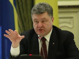 Petro Poroshenko propuso en el 2014 una ley de autogobierno para las zonas rebeldes, pero nunca entró en vigor. AP / ARCHIVO