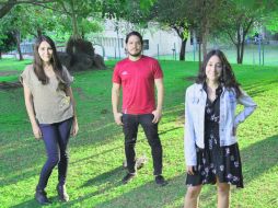 Naomi Zaragoza, Christian Poré y Sara Bross son parte de quienes impulsan este festival que rinde tributo a la mujer. ESPECIAL / Iteso