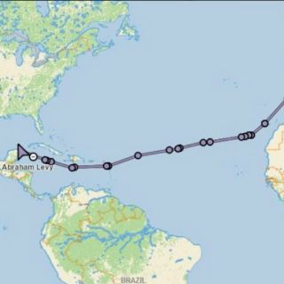 Abraham Levy finaliza la travesía Colón