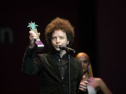 Michel Franco, productor del filme, recogió el premio en nombre de Gabriel Ripstein. EL INFORMADOR / J. Mendoza