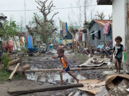 UNICEF estima que unos 54 mil niños se vieron afectados por el ciclón Pam. EFE / G. Crumb