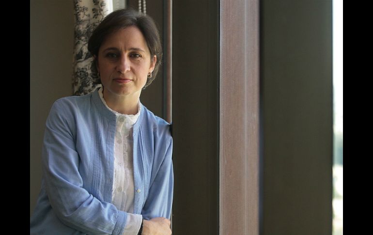 La periodista había condicionado su permanencia en MVS al regreso de sus colaboradores. EL INFORMADOR / ARCHIVO