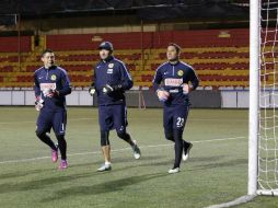 El América hizo el reconocimiento del estadio Eladio Rosabal. TWITTER / @CF_America