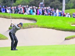 En su debut en el golf profesional Carlos Ortiz ha superado el corte en ocho de los 11 torneos en los que ha participado. AFP /