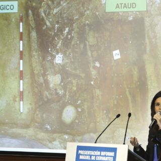 Afirman que restos óseos hallados son de Miguel de Cervantes