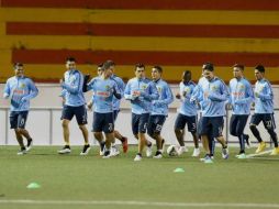 Las Águilas ya practicaron en San José, listos para su duelo de esta noche a las 20:00 horas. TWITTER / @CF_America