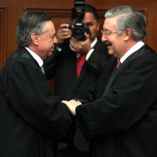 Ministros dan la bienvenida a Eduardo Medina Mora