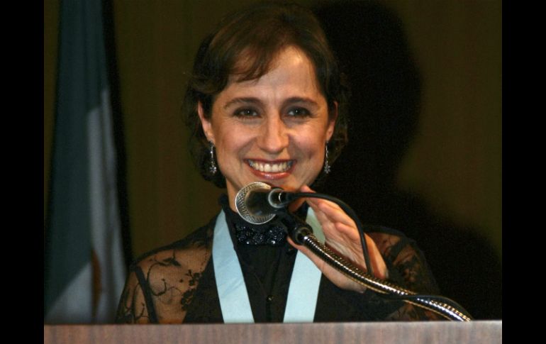 La salida de Carmen Aristegui de MVS ha levantado críticas en redes sociales. EFE / ARCHIVO