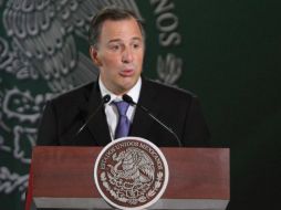 José Antonio Meade analizará los retos de la región con cancilleres del continente. NTX / ARCHIVO
