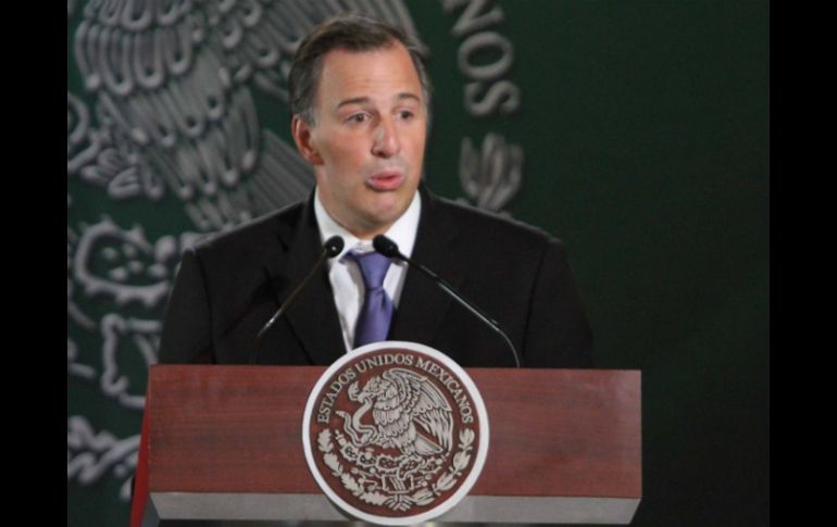 José Antonio Meade analizará los retos de la región con cancilleres del continente. NTX / ARCHIVO