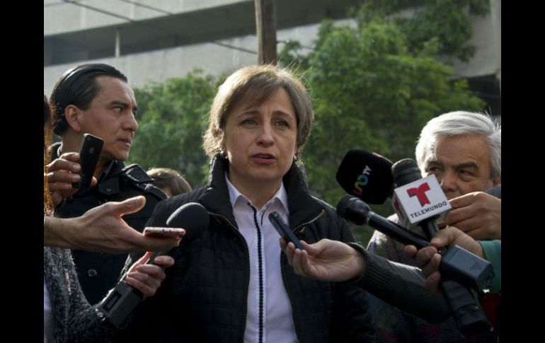 MVS ha señalado que no hay posibilidades para llegar a un arreglo con la periodista. AFP / ARCHIVO