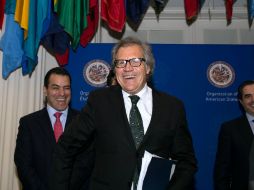 Almagro se presenta como un político hemisférico y no local. AFP / N. Kamm