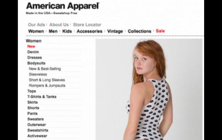 La modelo tiene 20 años, su piel clara y su pelo pelirrojo le dan un aire adolescente. TWITTER / @cleporati