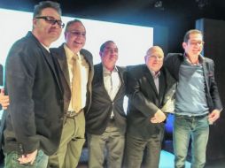 Promotores. Joselo Rangel, Sergio Alejandro Matos, Andrés Sánchez, Gerardo Estrada y Álvaro Abitia. EL INFORMADOR / J. Pérez
