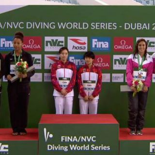 Paola Espinosa y Dolores Hernández dan bronce a México