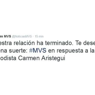 'Nuestra relación ha terminado', enfatiza MVS a Carmen Aristegui