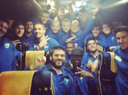 El equipo toma al tamaulipeco como amuleto de la suerte. TWITTER / @puliidooo