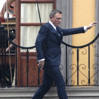 Daniel Craig salta por los tejados del Centro Histórico del DF
