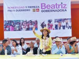 La candidata asegura que en su gobernatura recorrerá todas las comunidades. TWITTER / @Beatriz_Mojica