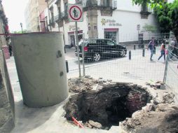 El cruce de Pedro Moreno y Maestranza es uno de los puntos donde se hacen trabajos de adecuación. EL INFORMADOR / A. Hinojosa