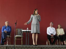 Zavala asistió a una reunión con mujeres y candidatos a alcaldías de la ZMG. EL INFORMADOR / M. Vargas