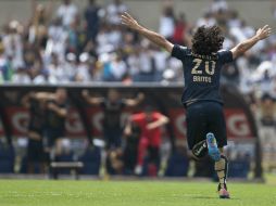 Matías Britos metió el tanto definitivo al minuto 85. AP / C. Palma