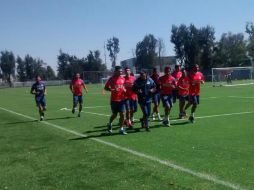 Los titulares hicieron trabajo regenerativo y los suplentes entrenaron de forma normal. TWITTER / J. Robles