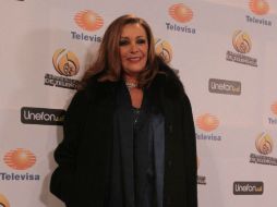 Sylvia Pasquel tiene 46 años de carrera; este 2015 llega con una cinta y con una telenovela. NTX / G. Granados