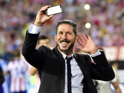 Diego 'Cholo' Simeone es ahora un ídolo de la afición Rojiblanca. AFP / ARCHIVO