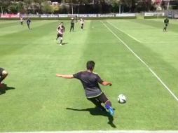 La Selección Sub-22 entrena previo a su duelo con Brasil. TWITTER / @miseleccionmx