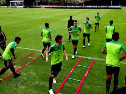 La escuadra de la Sub-22 se prepara para disputar el próximo domingo un partido amistoso ante su similar de Brasil. TWITTER / @csalcedojr