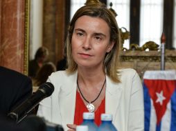 La alta representante de la Unión Europea para Asuntos Exteriores y Política de Seguridad, Federica Mogherini. AFP /