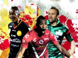 Fidel Martínez, Leiton Jiménez y Matías Vuoso, de los naturalizados que más rinden. EL INFORMADOR / J. López