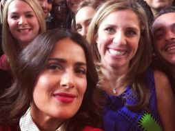 Esta fue la primer fotografía que Hayek publicó en su red social de Instagram. INSTAGRAM / salmahayek