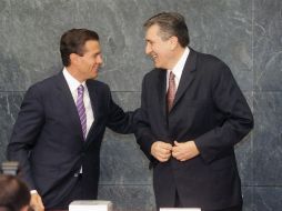 Al entregar su primer informe de trabajo, Luis Raúl González Pérez llama al diálogo y al respeto a la ley. NTX / Presidencia de México