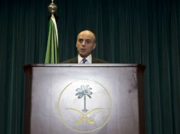 El embajador Adel Al-Jubeir recalca en rueda de prensa que protegerán en lo posible al 'gobierno legítimo de Yemen'. AP / C. Kaster