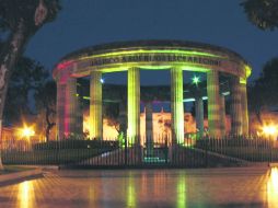 La Rotonda de los Jaliscienses Ilustres es uno de los inmuebles que estrenará iluminación. EL INFORMADOR /