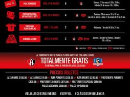 Las entradas comenzarán a moverse el 27 y 28 de marzo, cuando los tenedores de Pase Rojinegro gocen de su preventa exclusiva. TWITTER / @atlasfc