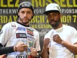 Jhonny González defenderá su título pluma del CMB ante Gary Russell este sábado. NTX / N. Fukuda