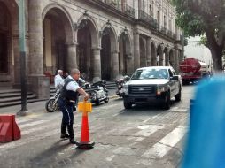 Declaran que prevenían que el hundimiento podía pasar porque están retirando 75 mil metros cúbicos de tierra de ese espacio. EL INFORMADOR / V. Arenas