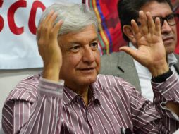 El candidato de Morena exigió la presentación con vida de los normalistas. EL INFORMADOR / ARCHIVO