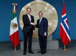 Este viernes se realizó el seminario sobre Energía, Economía y Ecología en el que Meade y su par noruego compartieron experiencias. NTX / ESPECIAL