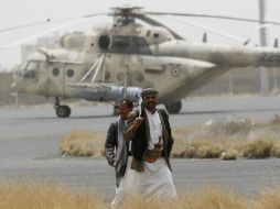 El aeropuerto de Saná ha sido blanco de los bombardeos de la ofensiva liderada por Arabia Saudita. AP / H. Mohammed