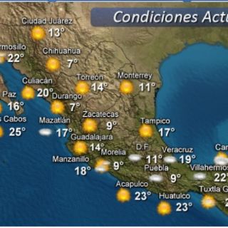 Meteorológico prevé lluvias en 15 entidades del país
