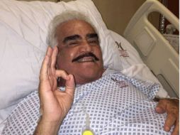 'Doy gracias a Dios por cada día de vida que me regala', escribió el intérprete en su Twitter. INSTAGRAM / _vicentefdez